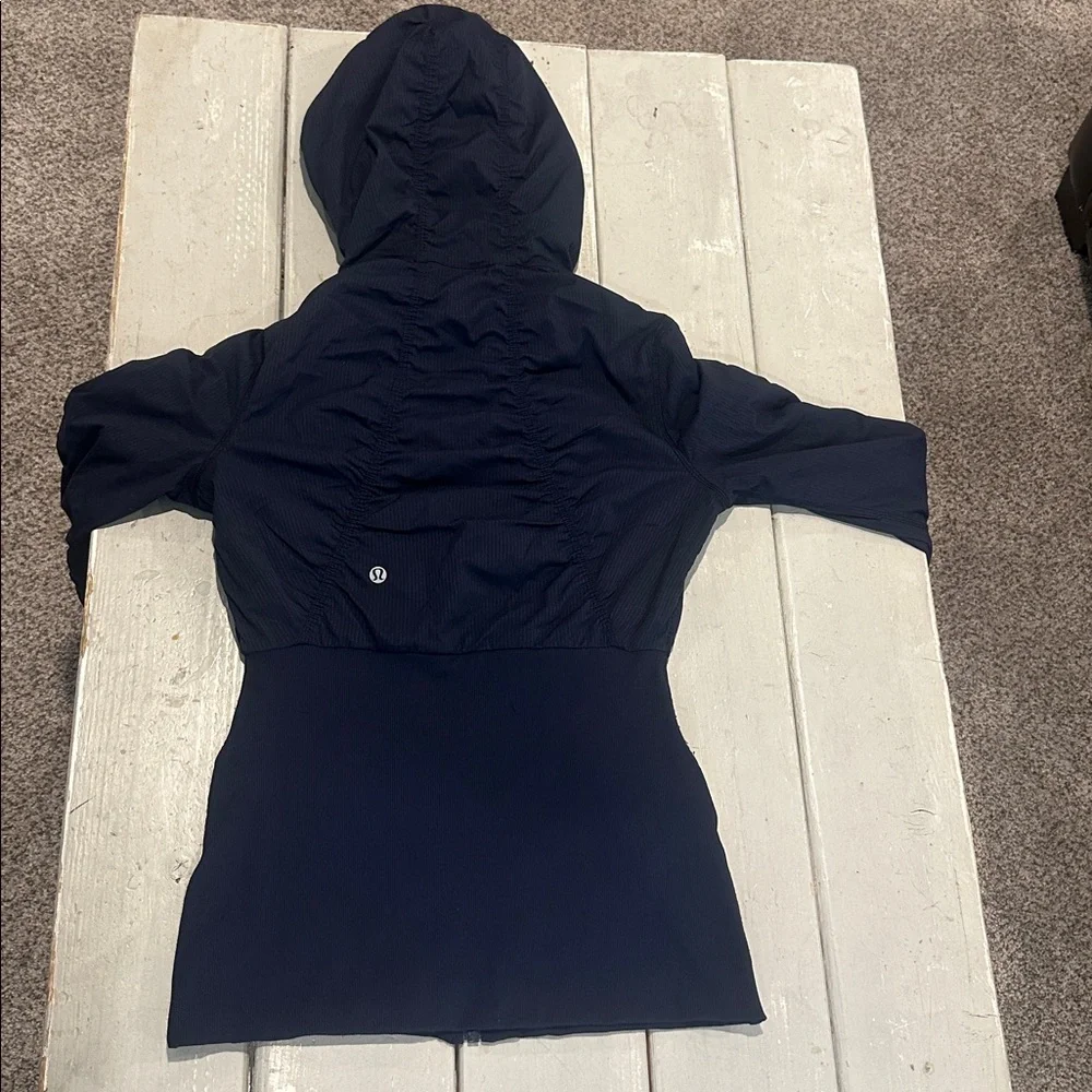 Lululemon Dance Studio Jacket III Inkwell Navy Reversible sz 6 - Picture 4 of 8